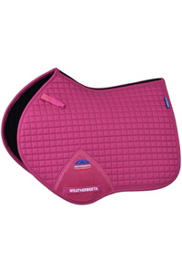 2025 Weatherbeeta Prime Air-Tec Jump Shaped Saddle Pad 1028251 - Bright Magenta